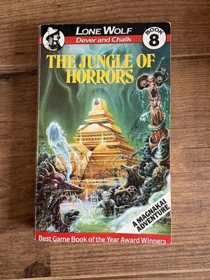 The Jungle of Horrors World of Lone Wolf Game Book 8 Joe Dever 1987