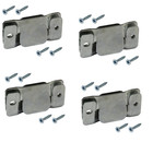 4x Verbinder Set Bettbeschlag Element-Verbinder Sofa Couch Einhänge-Beschlag