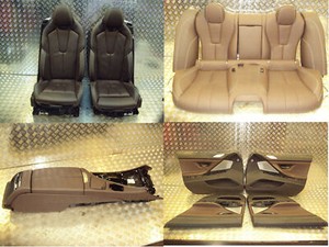 BMW F06 M6 LEDERAUSSTATTUNG SITZE LEDER LEATHER SEATS INTERIOR BANG & OLUFSEN