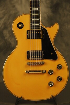 1977 Gibson Les Paul Custom White turned Yellow | eBay
