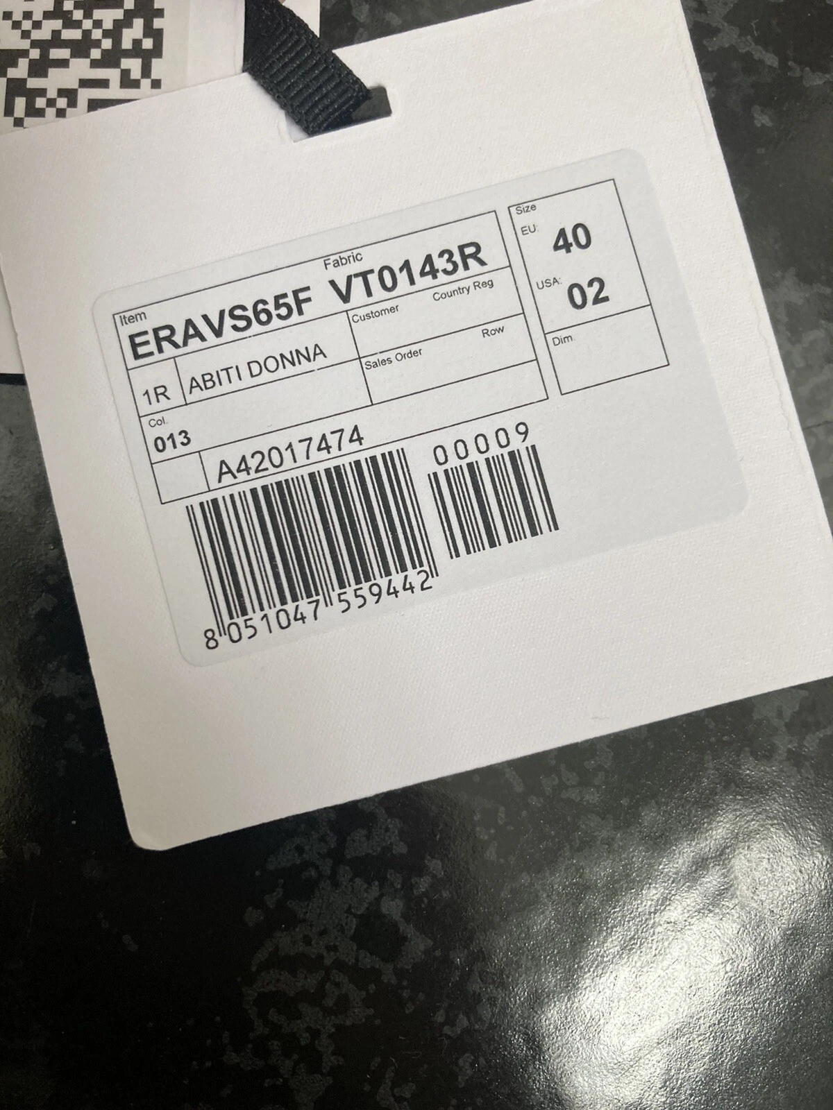 Abito nuovo con etichette 100% autentico rosso Valentino nero pizzo ricamato organza US 02