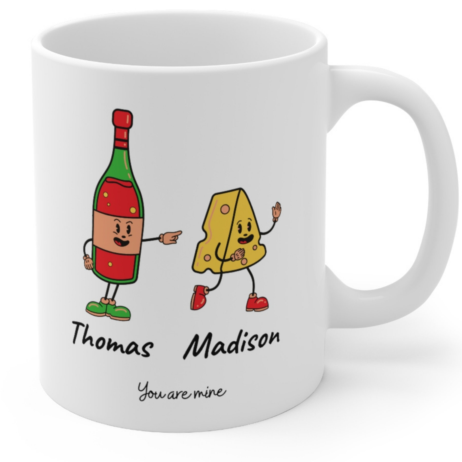 Custom Couple Mug Personalized Mug Customizable Mug With Name  Duo Mug Good Duo