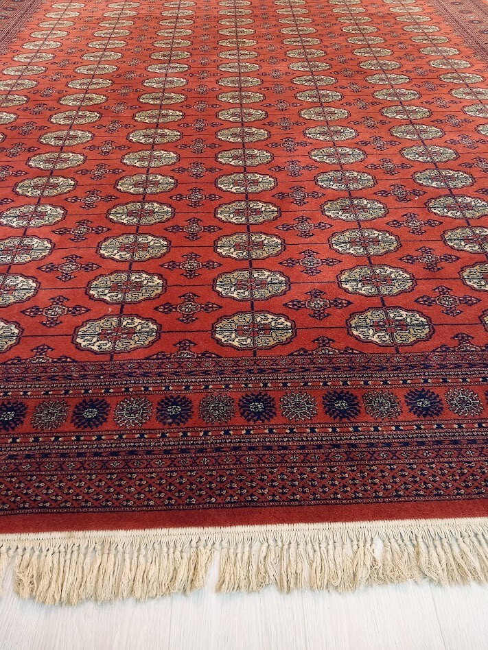 Rug 338x247cm LUXURY Afghan Bokhara John Lewis HANDMADE CARPETS 11.10x8