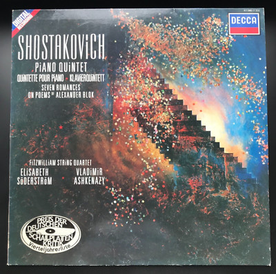 Shostakovich PIANO QUINTET/SEVEN ROMANCES Fitzwilliam String Quartet (L1224)
