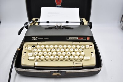 Vintage SCM Smith-Corona Electra 110 Portable Electric Typewriter