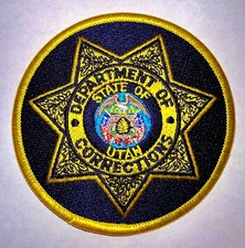 Utah Department Of Corrections Police Patch