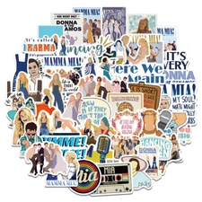 50 Mamma Mia! Stickers Pack For Laptop/Waterbottle/Phone/Guitar