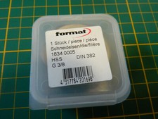 1x Schneideisen DIN382 HSS G 3/8 sechkant FORMAT