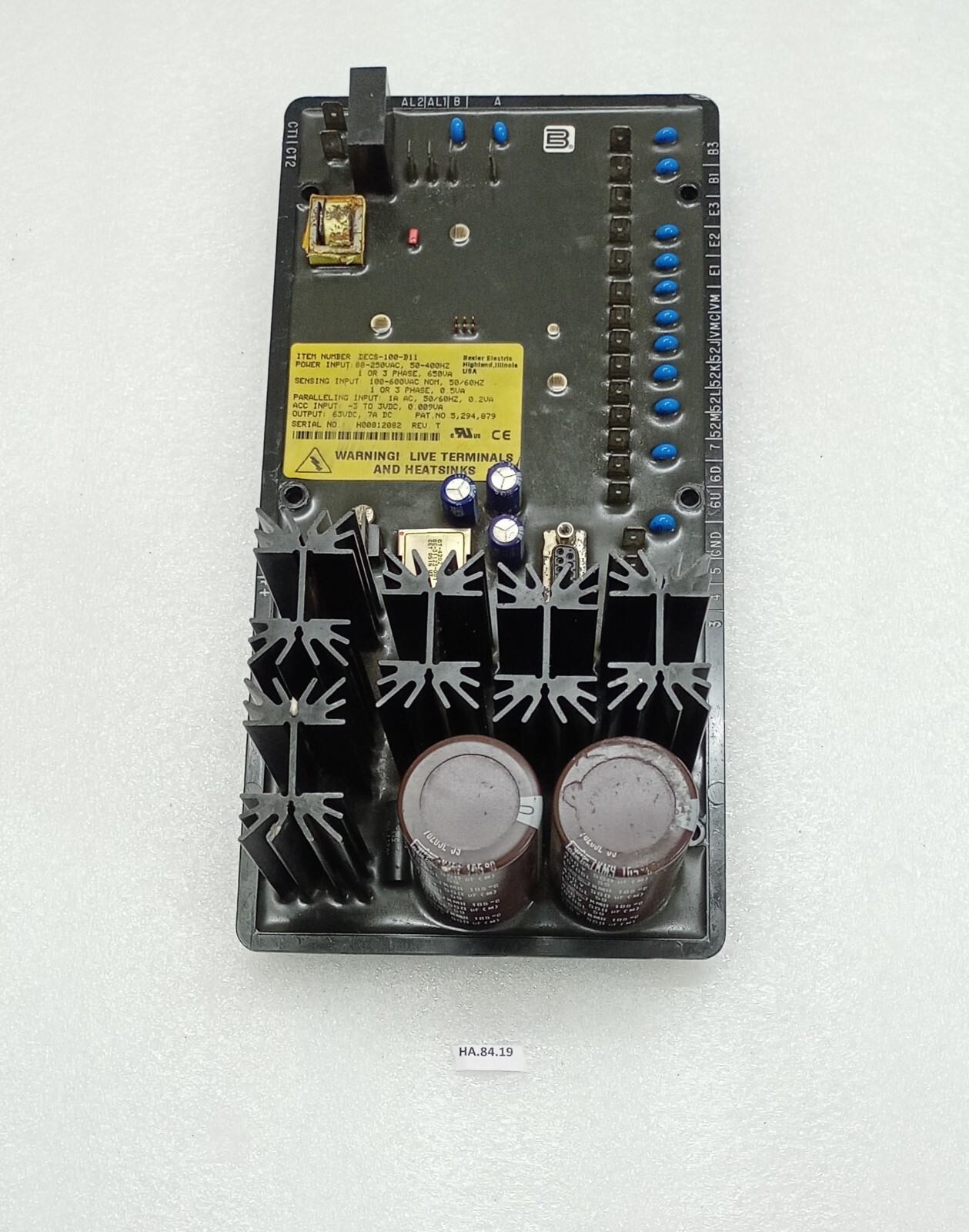 Basler Electric DECS100B11 Automatic Voltage Regulator AVR eBay