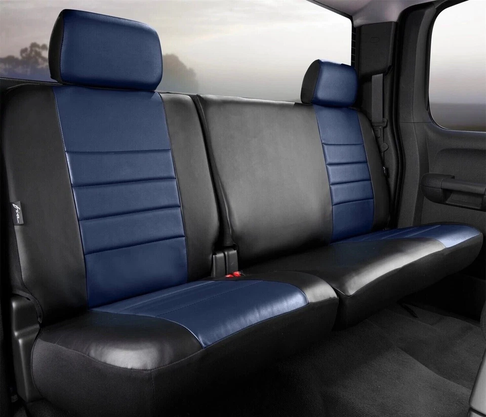 Nuevas fundas de asiento de cuero sintético para Ford F-150 2015-20 SuperCrew Cab FIA SL67-34 y 62-38 Foto 2 de 4
