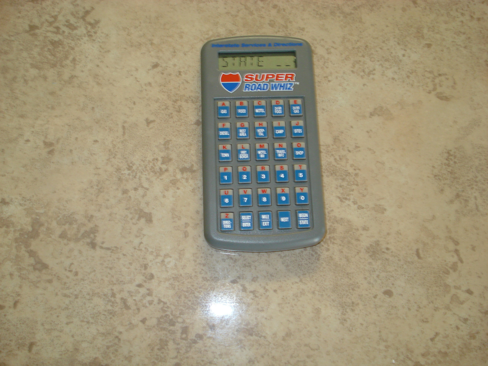 Super Road Whiz Pre GPS Highway Services Directions Info by Ultradata