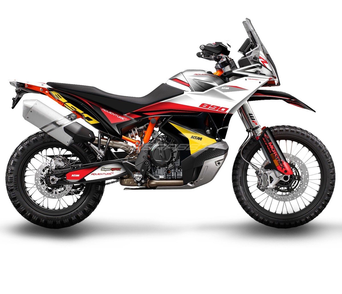 NEW Graphic kit for (2023~) ktm 890 790 Adventure Decal Sticker Kit (RR4-WY)