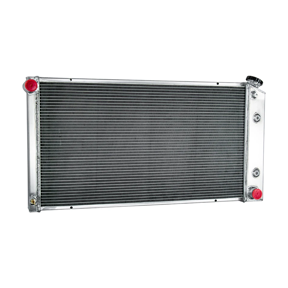 For 1977-1992 1991 Cadillac DeVille Fleetwood Brougham 3-Row Aluminum Radiator Foto 3 de 4