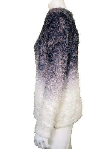 Doe & Rae Pullover grau/violett/schattig Mohair-Stil - Bild 2 von 6