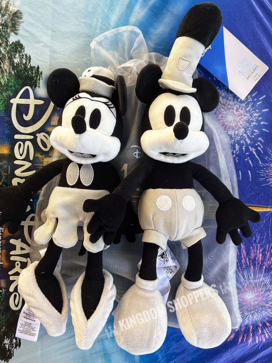 Plush Toy Mickey Mouse Steamboat Willie Plush 2023 Disney Parks