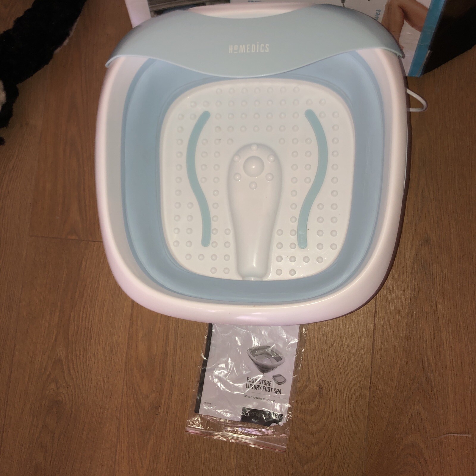 HOMEDICS FB-350-GB Foldaway Luxury Foot Spa Massager / Pedicure ONLY ...