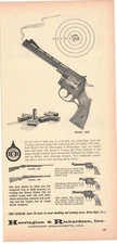 Vintage 1964 H&R Model 39 Pistol Worcester MA print ad