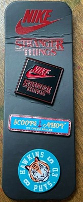 stranger things nike pins