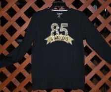 85  Fabulous Birthday Rhinestone glitter shirt S M L XL XXL 2X 3X 4X 5X gold