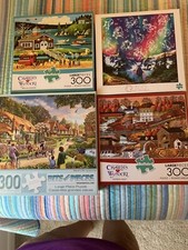 used large pieces 300 piece jigsaw puzzles