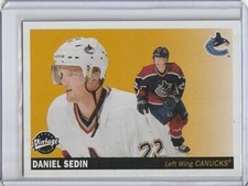 2002-03 Upper Deck Vintage #249 Daniel Sedin Vancouver Canucks