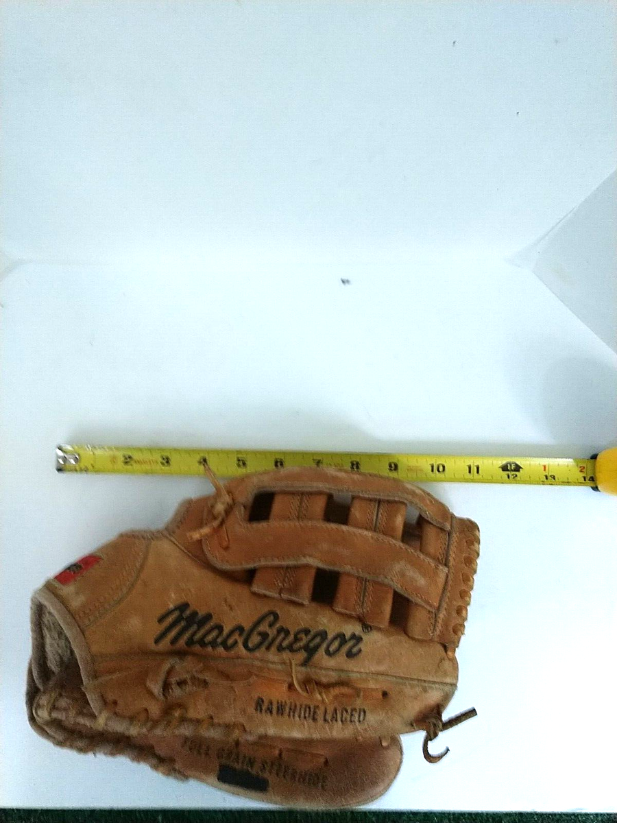 【希少品】MacGregor 左投げ 本革 ビンテージ グローブ Vintage MacGregor MG35 Leather 11” Baseball Glove RHT Roy