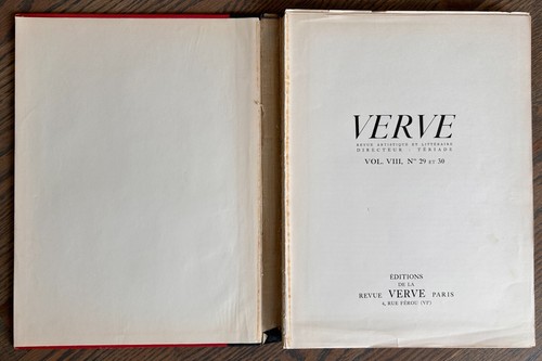 PABLO PICASSO Verve 29/30 French 1954 Book Lot Collection 164 Heliograve Prints - Picture 4 of 7
