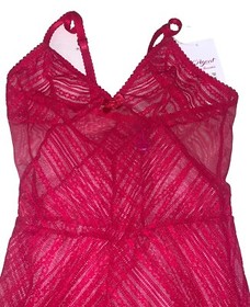 L'Agent by Agent Provocateur Esma Sz S Red Slip Chemise Babydoll NWT