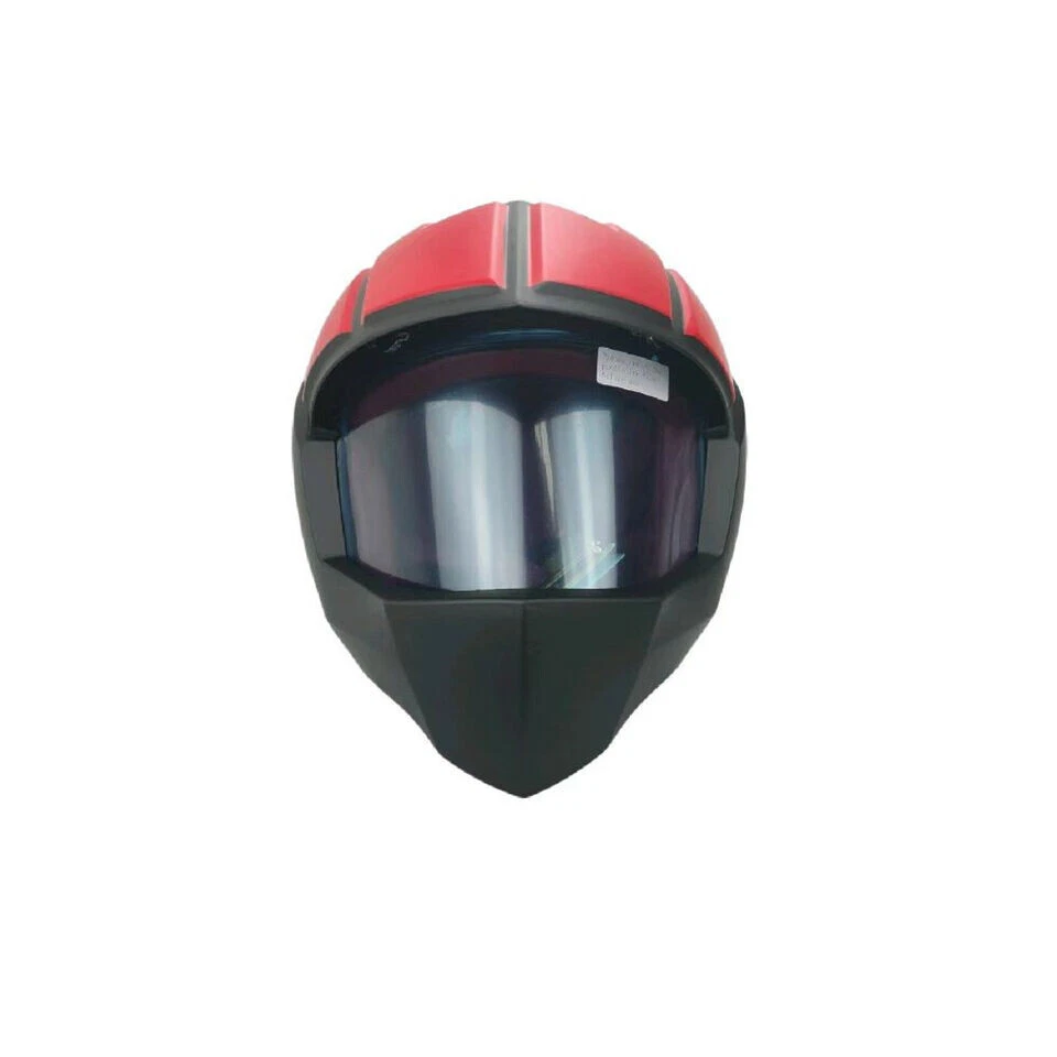 Cascos de Motocross Casco Completo de Motocicleta Negro Rojo Amarillo Color Foto 4 de 4