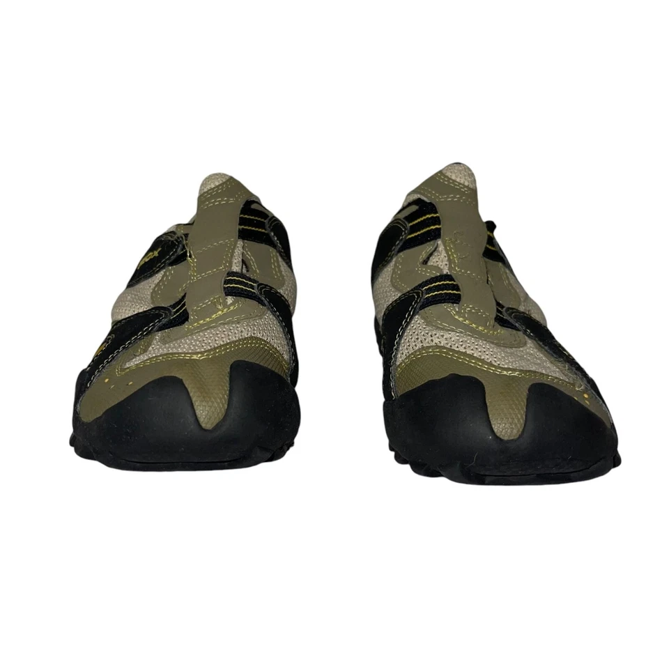 Tênis Geox Outdort Masculino 4 Slip On Malha Solas Grossas Verde Preto Acampamento Caminhadas - Imagem 2 de 4