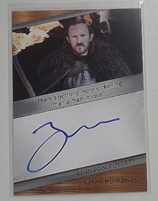 2023 Ben Crompton as Eddison Tollett Game of Thrones Quotable Auto