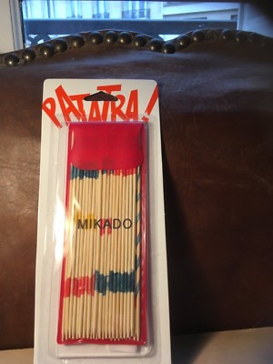 MIKADO SPIEL NEU aus Holz 18 cm