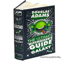 THE ULTIMATE HITCHHIKER'S GUIDE TO THE GALAXY Douglas Adams Leather Bound SEALED