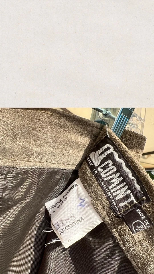 Falda de cuero vintage Foto 4 de 4