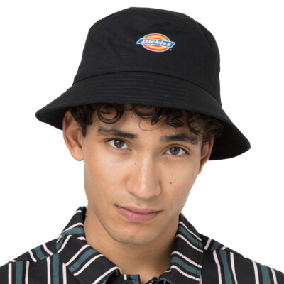 Dickies Stayton Unisex Fischerhut Anglerhut Bucket Hat Hut Sommerhut Schwarz NEU