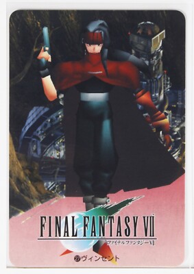 Vincent Valentine No.27 - FINAL FANTASY VII Card | eBay UK