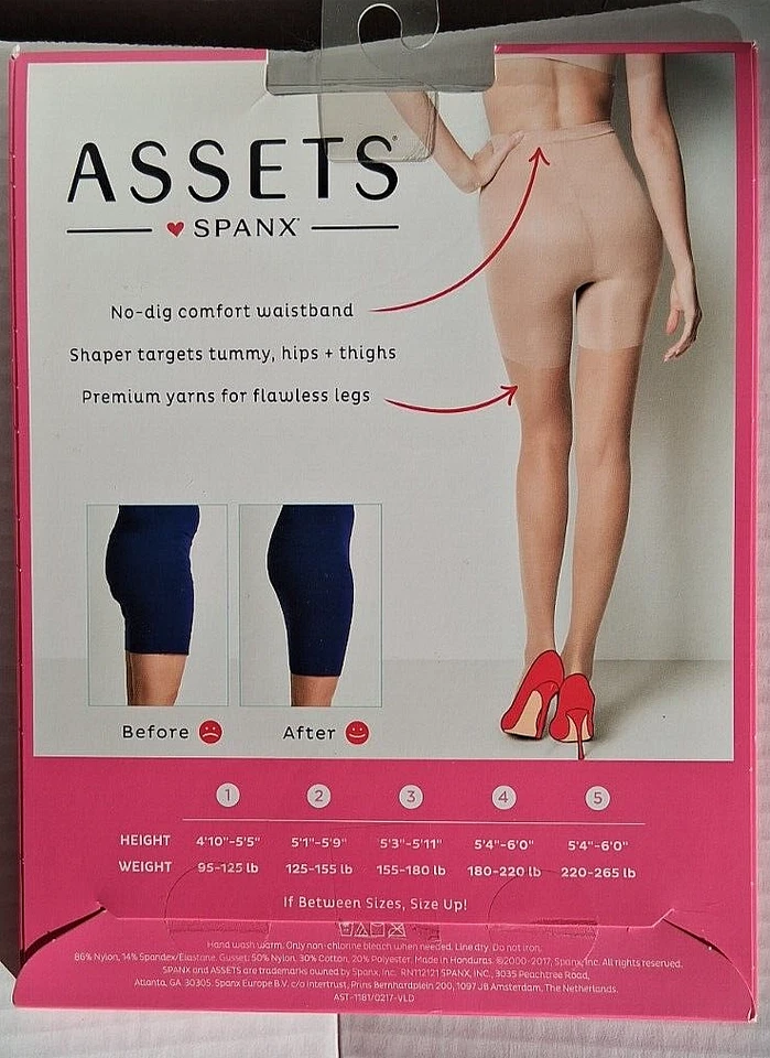 ASSETS Shaping Sheers, Size 3, Black - Image 4 of 4