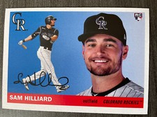 2020 Topps Archives Base #40 Sam Hilliard - Colorado Rockies Rookie RC