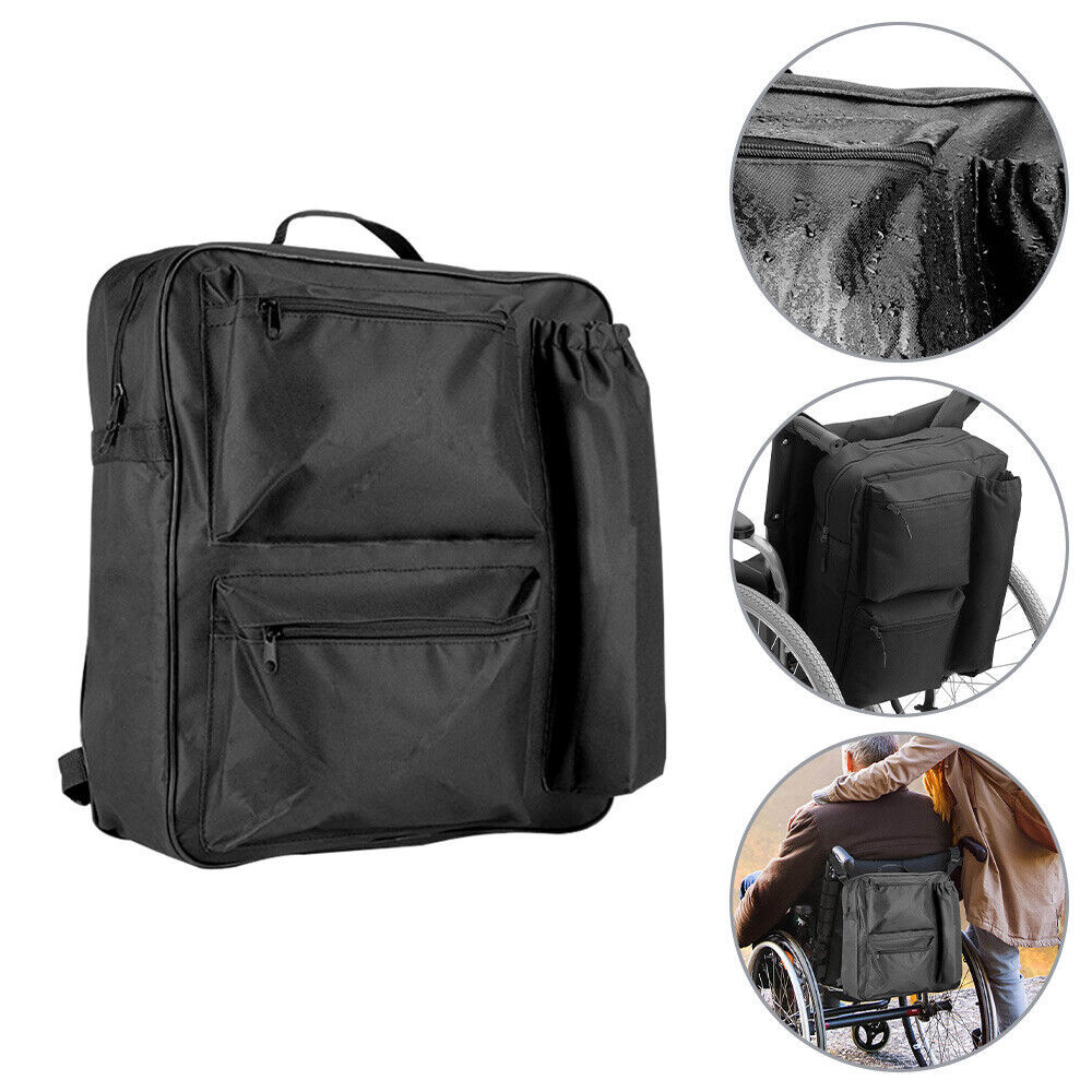 Large Mobility Scooter Shopping Bag Rear Backpack Waterproof Wheelchair