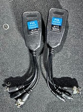 PVA Passive Power Video  Audio Balun HD-CVI/TV/AHD pak of 2 
