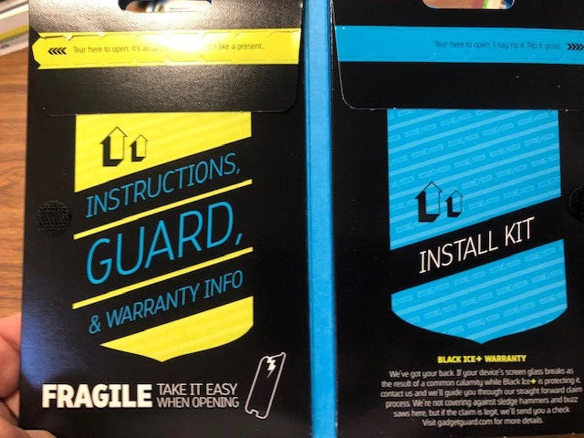 Protector de pantalla Gadget Negro Hielo+ para iPhone 6/6s/7plus Foto 3 de 3