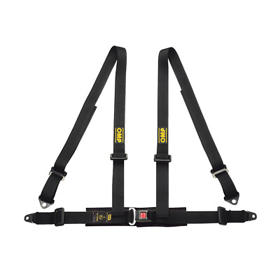 OMP Sportgurt Road 4 - Punkt Gurt ECE, DA505, schwarz Neu