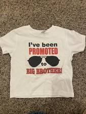 Ive Been Promoted To Big Brother Tshirt Size 2