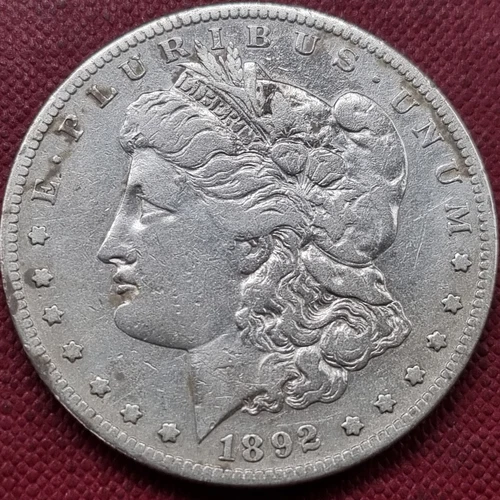 1892 S Morgan Dollar $1 Better Grade XF Details #68401