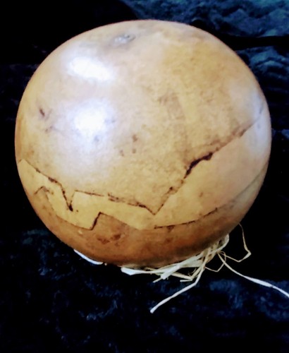 Native American Carved Gourd Bowl Navajo? - Picture 5 of 8