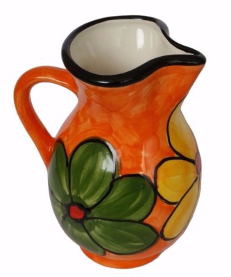 Weinkrug 1,25 Liter 20 cm x 14 cm traditionelle spanische Handarbeit Keramik Pottery