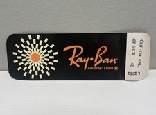 VINTAGE 1960s BAUSCH LOMB RAY-BAN GLASSES NOS INSERT - YELLOW KALICHROME LENSE
