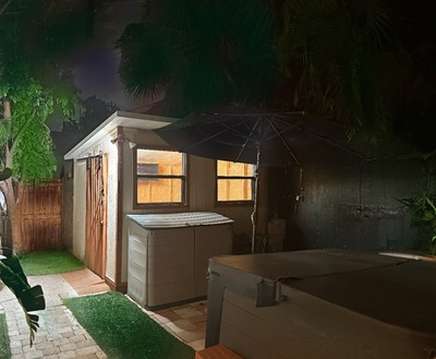 #ad 10x10 Garage 4 Bikes Mini office pool Cab Sloped Roof amp; Priced To Sell I $999.00