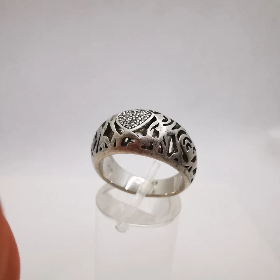 Esprit Ring Zirkon Edelsteinen Damenring 925 Silber Gr. 56 - Bild 4 von 4