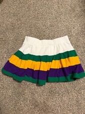 Girls Mardi Gras skirt size S/M. EUC